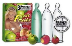 Prezerwatywy Secura sexy Fruits 3 szt.