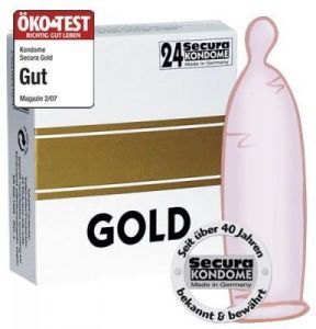 Prezerwatywy Secura gold 24 sztuki