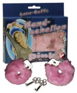 Kajdanki z futeriem - Love-Cuffs różowe