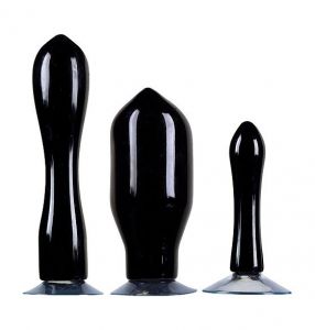 Butt Out 3 Butt Plugs mit Saugfuss