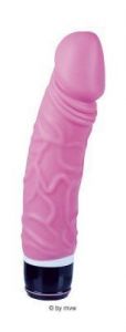 Silicone Classic Vibrator dł: 19cm różowy