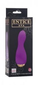 Entice Ava Wibrator silikonowy 13cm fioletowy