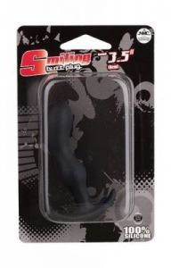 Silikonowy Korek Analny Smiling dł.8cm czarne