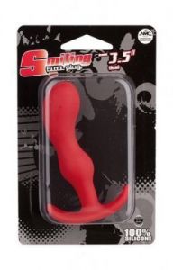 Silikonowy Korek Analny Smiling dł.9cm czerwony