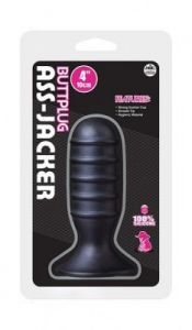 Ass Jacker Korek analny dł.10cm Silikon czarny