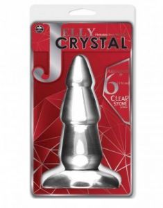 Korek analny Jelly Crystal Clear Stone 15cm