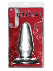 Korek analny Jelly Crystal Clear Stone 14cm