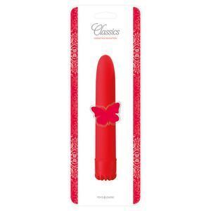 Wibrator Classic czerwony, 20 cm