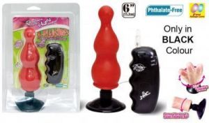 Korek z wibracjami - 3 Pleasures, czarny***