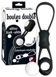 Silicone Love Balls black-white