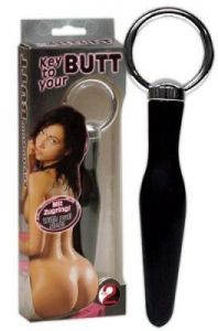 Korek analny - Key to Your Butt, czarny