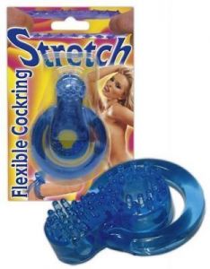Pierścień - Stretch, niebieski