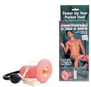 Masturbator z pompką - Power Piston