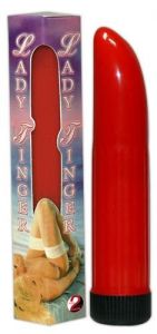 Wibrator - Ladyfinger, czerwony