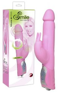 Wibrator Smile Bunny różowy
