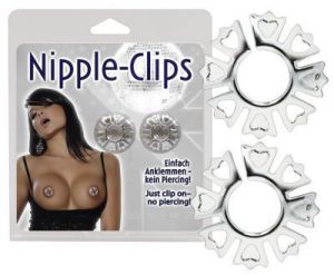 Nipple Clips silver ozdoba na sutki